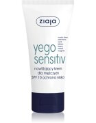 Ziaja Yego Sensitiv crema calmanta si hidratanta pentru barbati SPF 10 50 ml