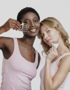 Zoë Ayla 2-in-1 Gua Sha Roller accesoriu de masaj faciale 1 buc