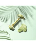Zoë Ayla Luxurious Jade Crystal Roller rolă pentru masaj faciale 1 buc