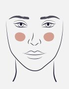ZOEVA 126 Blush Blender pensula pentru aplicare fard obraz 1 buc