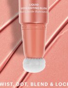 ZOEVA Velvet Love Liquid Highlighting Blush fard de obraz lichid pentru o piele mai luminoasa culoare Peach Nectar 13 ml