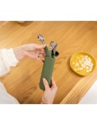 Zopa Silicone Cutlery Case cutie 0 m+ Mustard Yellow 1 buc