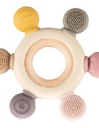 Zopa Silicone Teether jucărie pentru dentiție Multicolor 1 buc