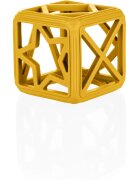 Zopa Silicone Teether Square jucărie pentru dentiție 0 m+ Mustard Yellow 1 buc