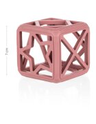 Zopa Silicone Teether Square jucărie pentru dentiție 0 m+ Mustard Yellow 1 buc