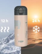 Zopa Thermo Bottle termos cu pai Cookie Beige 1 buc