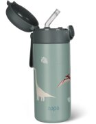 Zopa Thermo Bottle with Silicone Holder and Drinking Spout termos cu pai Dino 1 buc