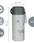 Zopa Thermo Bottle with Silicone Holder and Drinking Spout termos cu pai Dino 1 buc