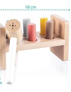 Zopa Wooden Nailer joc interactiv de lovit cu ciocanul din lemn 1 buc
