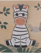 Zopa Wooden Puzzle Small puzzle din lemn Zebra 1 buc