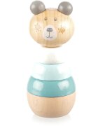 Zopa Wooden Rings Toy animal animăluțe inserabile din lemn Bear 1 buc