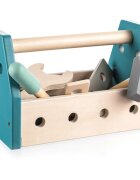 Zopa Wooden Tool Box set de scule Blue 14 buc