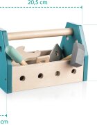 Zopa Wooden Tool Box set de scule Blue 14 buc