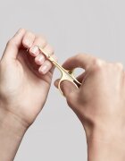 Zwilling Premium Gold foarfeca pentru unghii și cuticule 9 cm