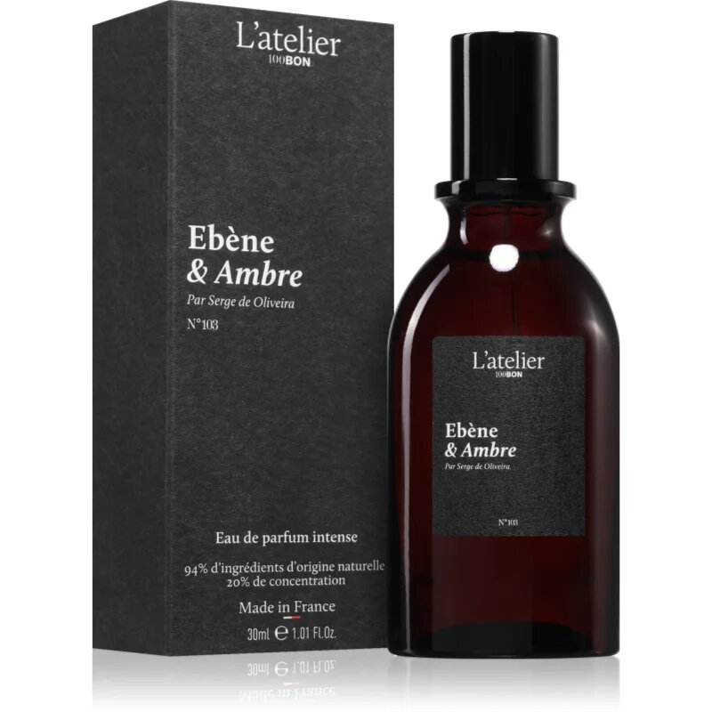 100BON Ebène & Ambre Eau de Parfum intense unisex 30 ml