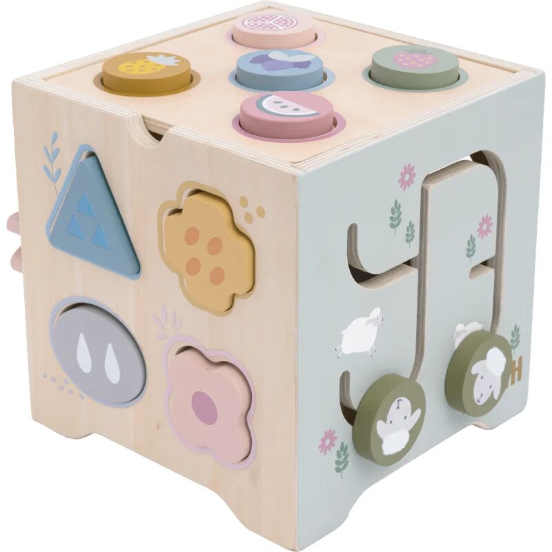 2Kids Toys Motor Activity Cube jucărie cu activități 12m+ 37 buc