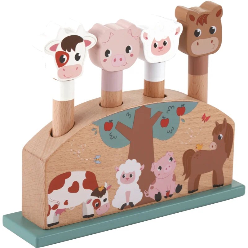 2Kids Toys Pop-up Toy Farm jucărie cu activități 12m+ 1 buc
