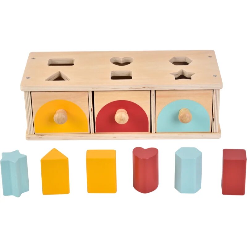 2Kids Toys Shape Sorting Box jucărie cu activități 12m+ 10 buc
