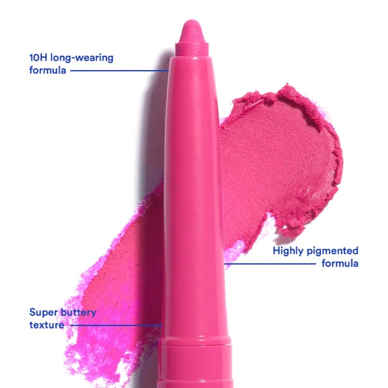 3INA The Automatic Lip Pencil creion contur buze culoare 371 - Electric Pink 0.35 g
