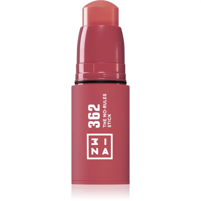 3INA The No-Rules Stick dermatograf multifuncțional pentru ochi buze și obraji culoare 362 - Pink 5 g