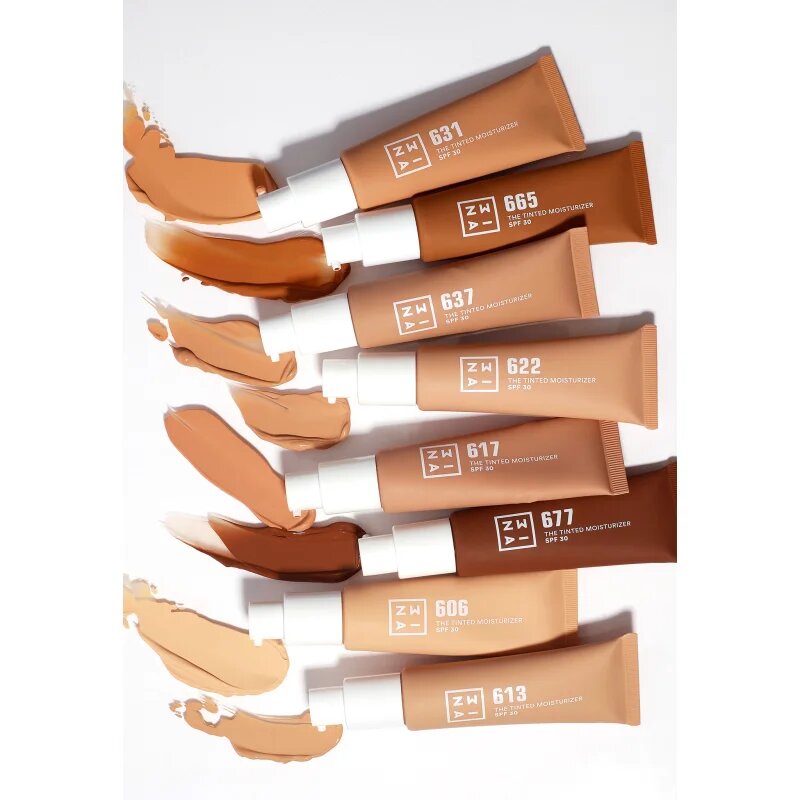 3INA The Tinted Moisturizer crema hidratanta si tonifianta SPF 30 culoare 677 30 ml