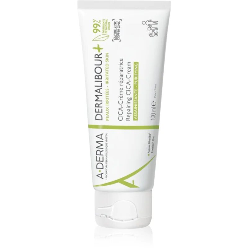 A-Derma Dermalibour+ crema regeneratoare pentru piele iritata 100 ml
