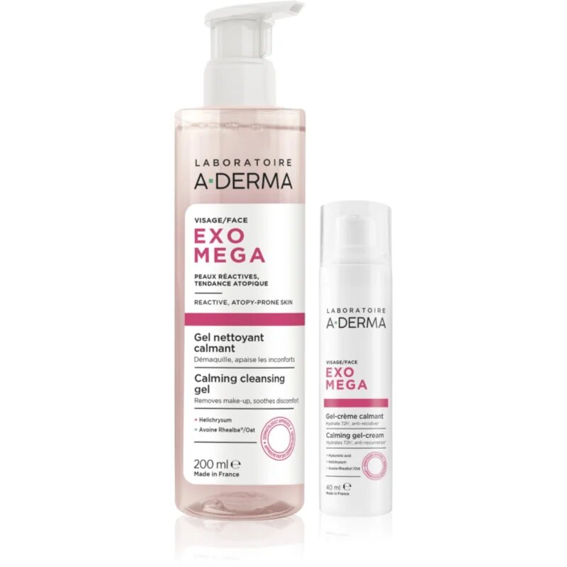 A-Derma Exomega Calming Set set pentru piele uscata spre atopica