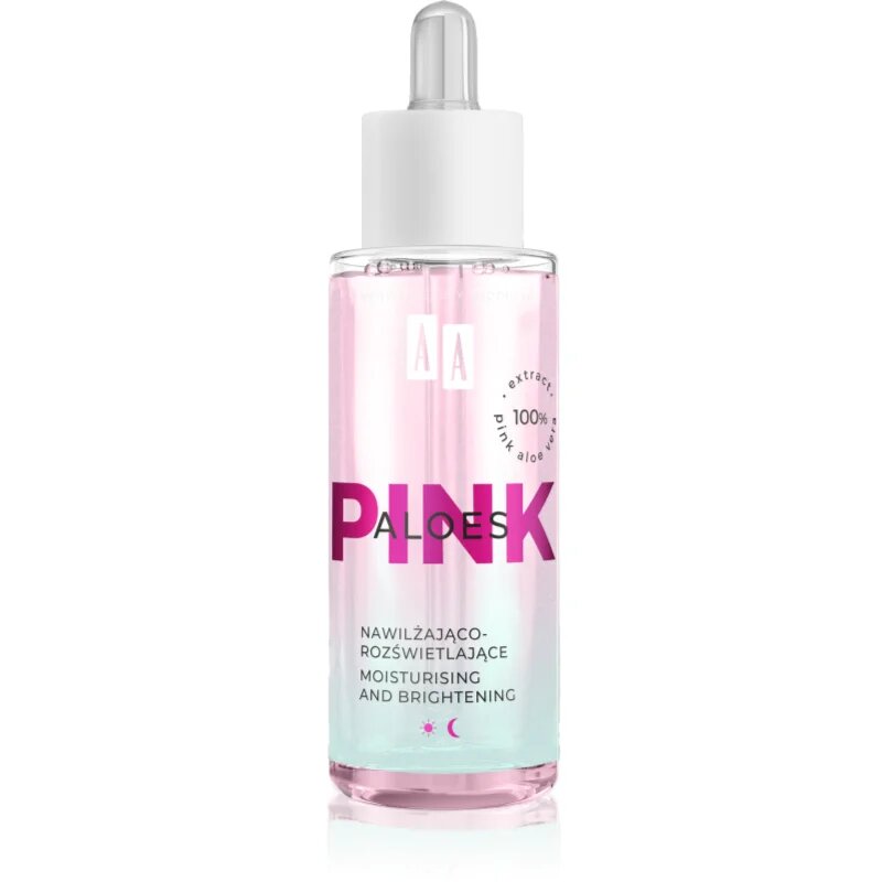 AA Cosmetics Aloe Pink ser cu hidratare intensă cu aloe vera 30 ml
