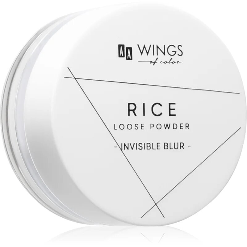 AA Wings of Color Rice pudra pulbere transparentă 9 g