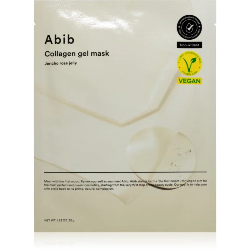Abib Collagen Gel Mask Jericho Rose Jelly mască intensă cu hidrogel cu efect de întărire 35 g