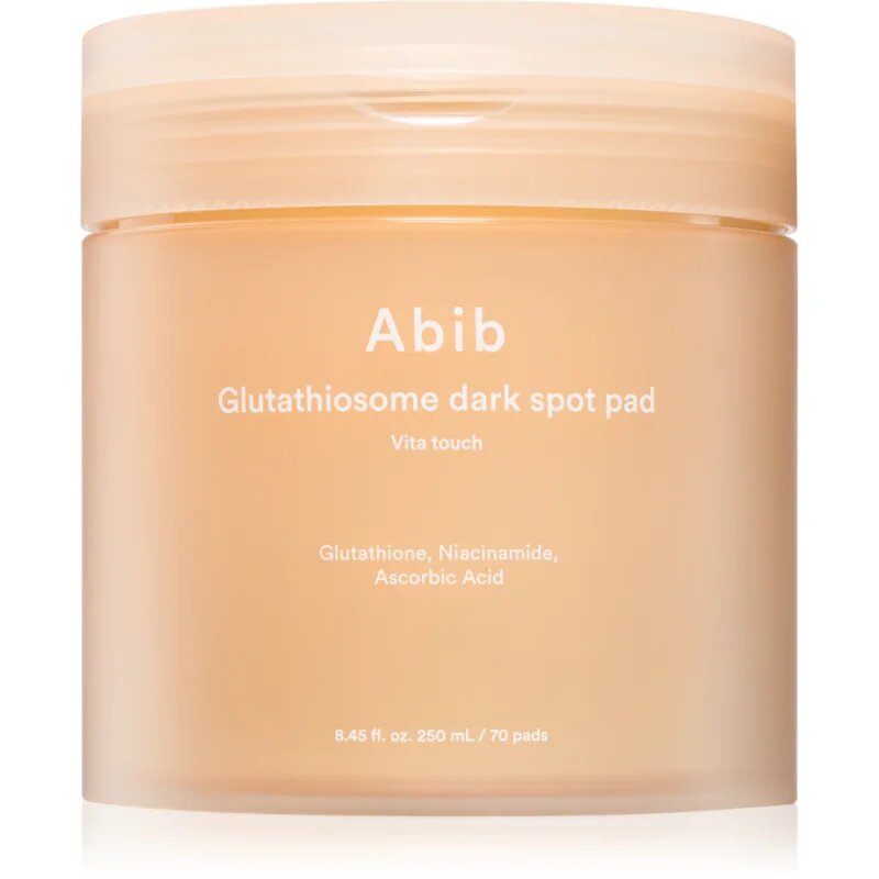 Abib Glutathiosome Vita Touch Dark Spot Pad dischete calmante pentru luminozitate si hidratare 250 ml