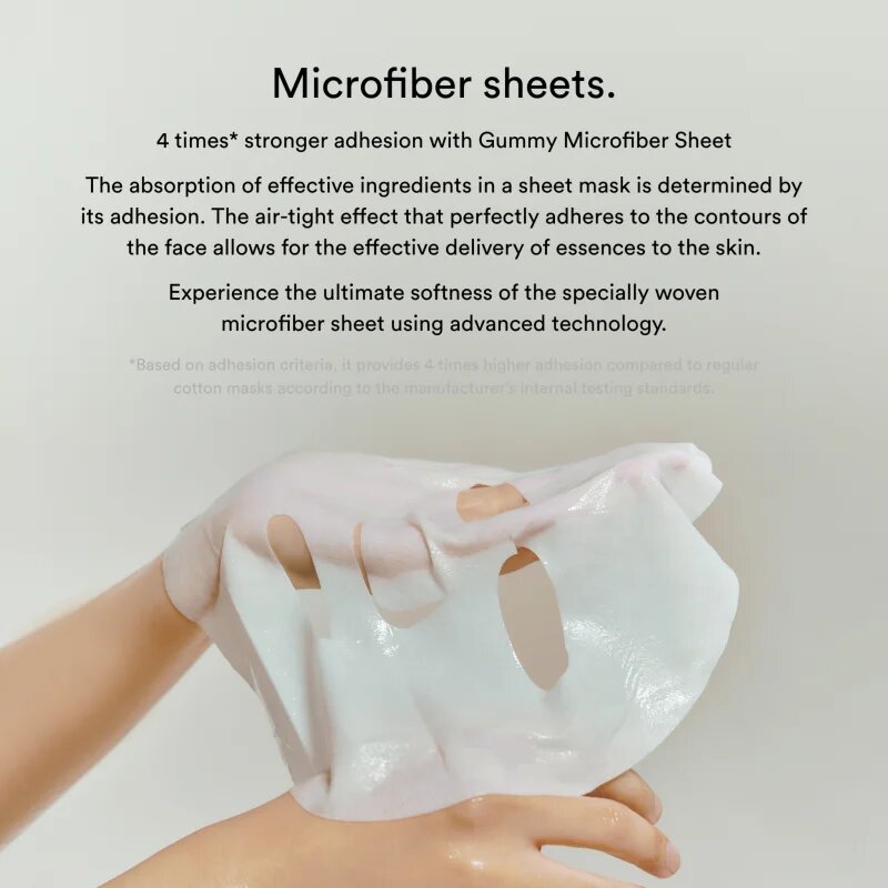 Abib Gummy Sheet Mask Vita Sticker mască textilă iluminatoare cu efect calmant 27 ml