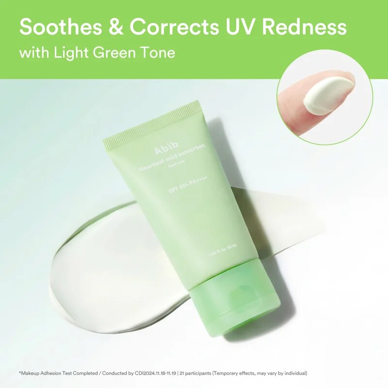 Abib Heartleaf Mild Sunscreen Relief Tube crema de soare pentru fata cu efect calmant SPF 50+ 50 ml