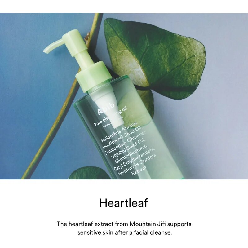 Abib Heartleaf Pore Cleansing Oil-wash ulei de curățare blând cu efect calmant 200 ml