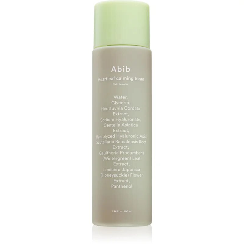 Abib Heartleaf Skin Booster Calming Toner tonic pentru hidratarea pielii cu efect calmant 200 ml