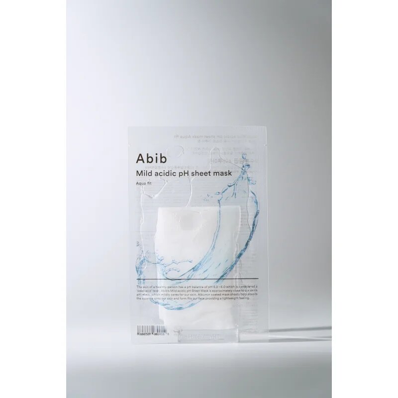 Abib Mild Acidic pH Sheet Mask Aqua Fit masca pentru celule pentru o hidratare intensa 30 ml