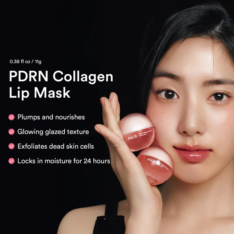 Abib PDRN Collagen Lip Mask Glazed Jelly ingrijire regeneratoare si hidratanta de buze 11 g