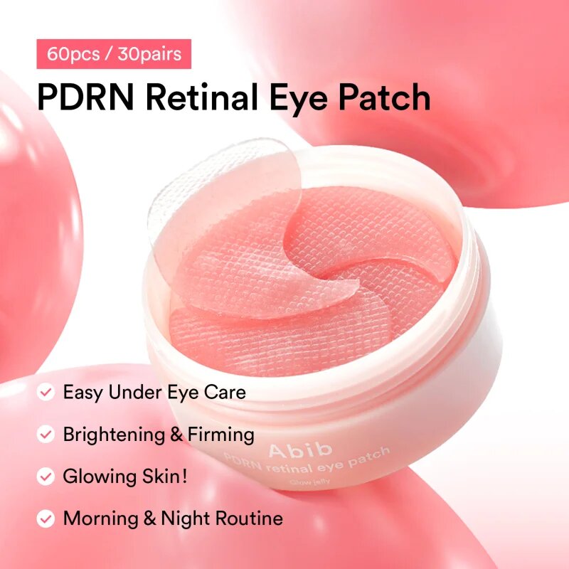 Abib PDRN Retinal Eye Patch Glow Jelly patch-uri pentru ochi impotriva ridurilor si a punctelor negre 60 buc
