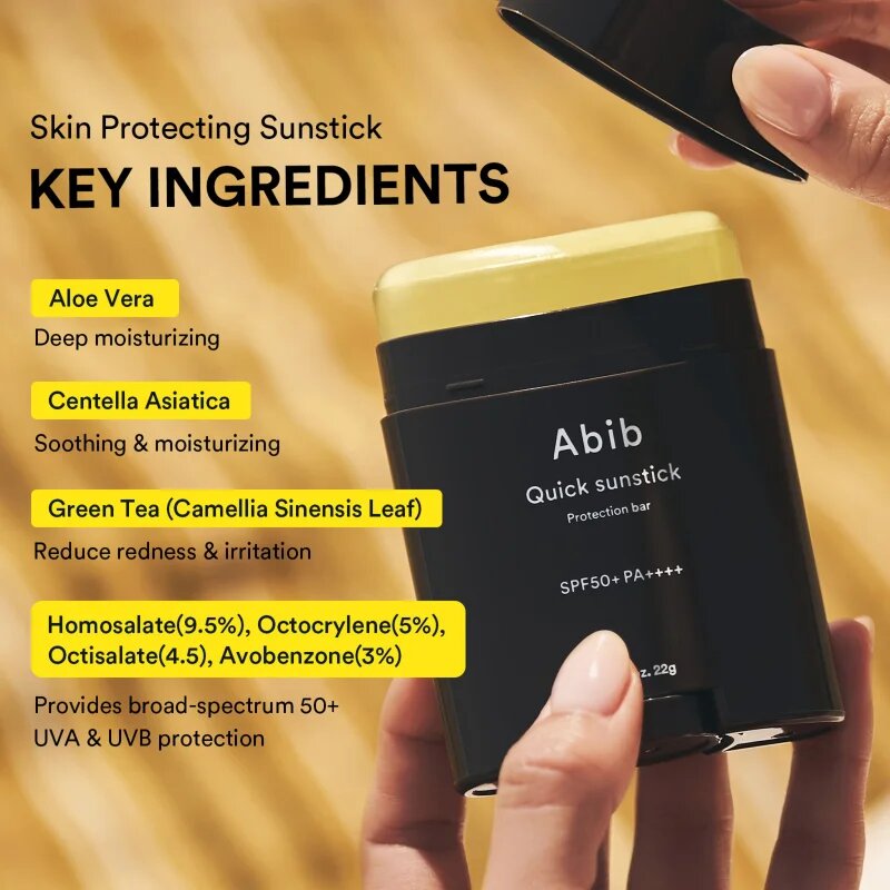 Abib Quick Sunstick Protection Bar baton cu protectie solara cu efect de hidratare SPF 50+ 22 g