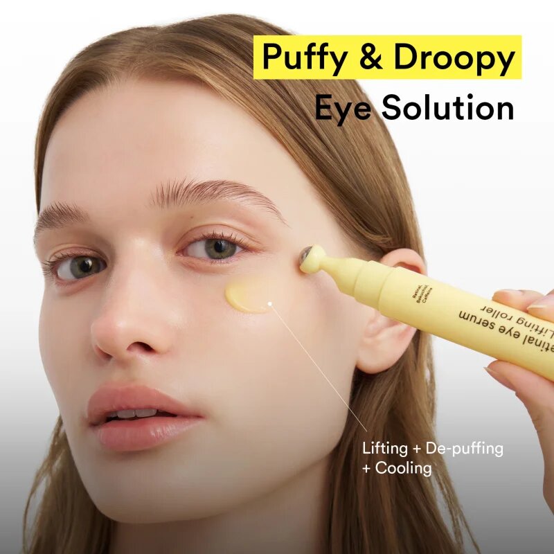 Abib Retinal Eye Serum Lifting Roller Roll-on pentru ochi racoritor impotriva ridurilor si a punctelor negre 15 ml