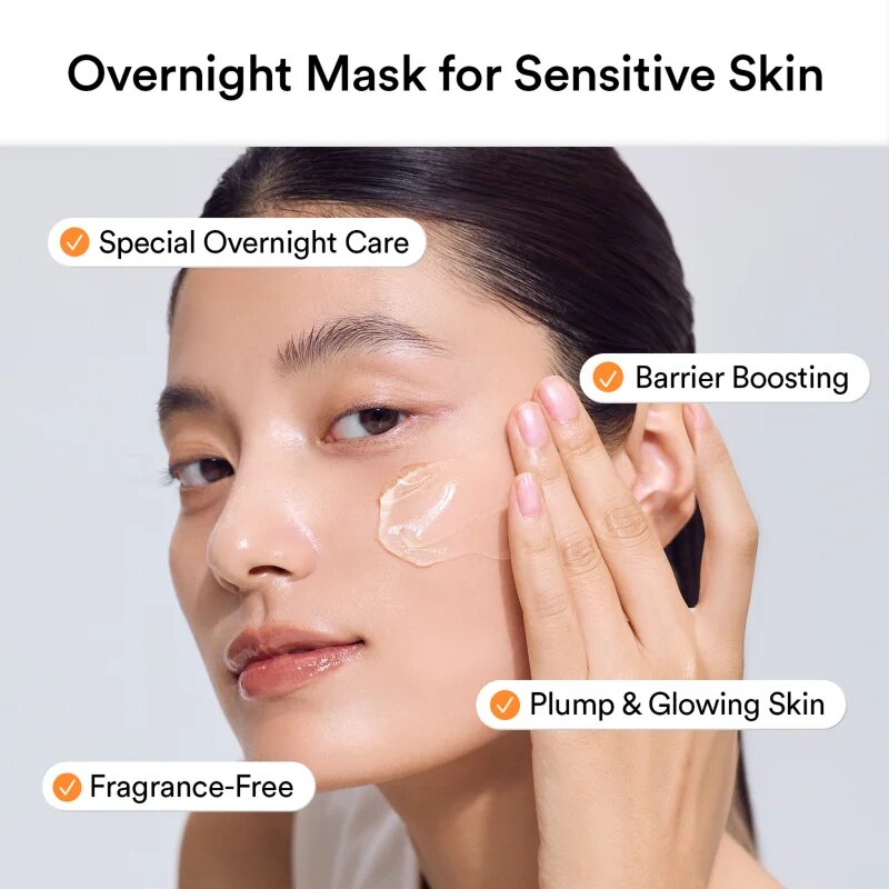 Abib Rice Probiotics Overnight Mask Barrier Jelly masca faciala de noapte pentru hidratare intensa 80 ml