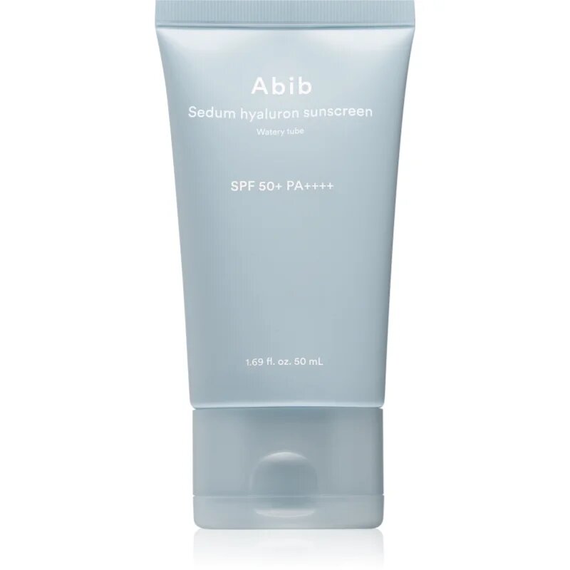 Abib Sedum Hyaluron Watery Tube Sunscreen crema de soare pentru fata cu efect calmant SPF 50+ 50 ml