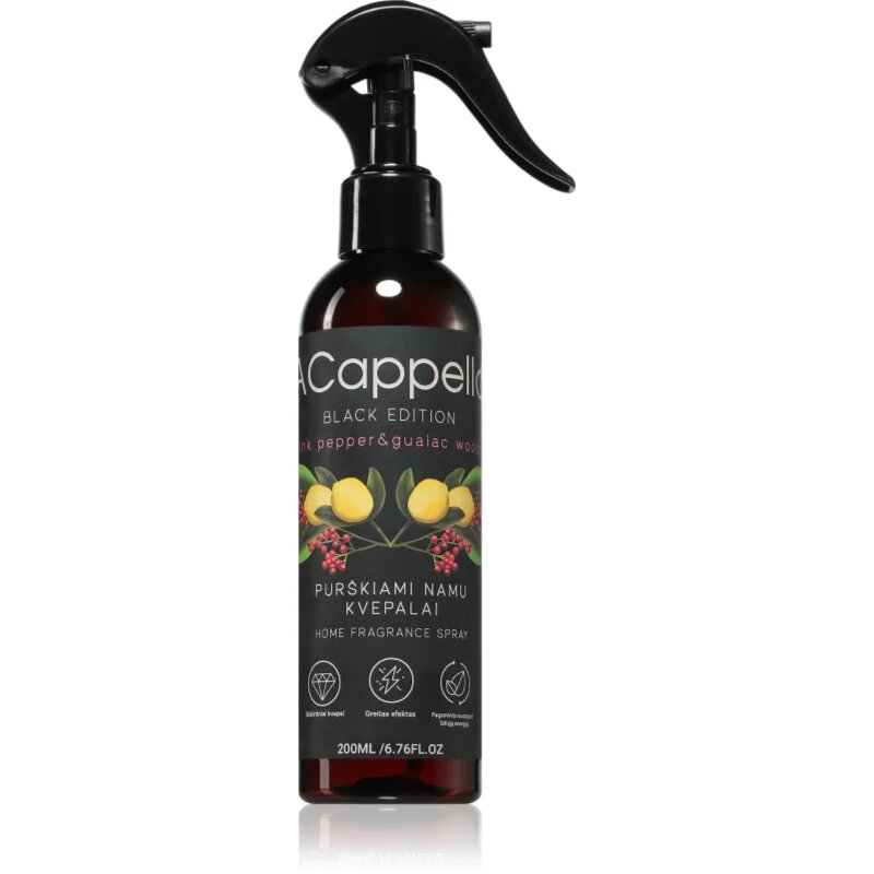 ACappella Pink Pepper & Guaiac Wood spray pentru camera 200 ml