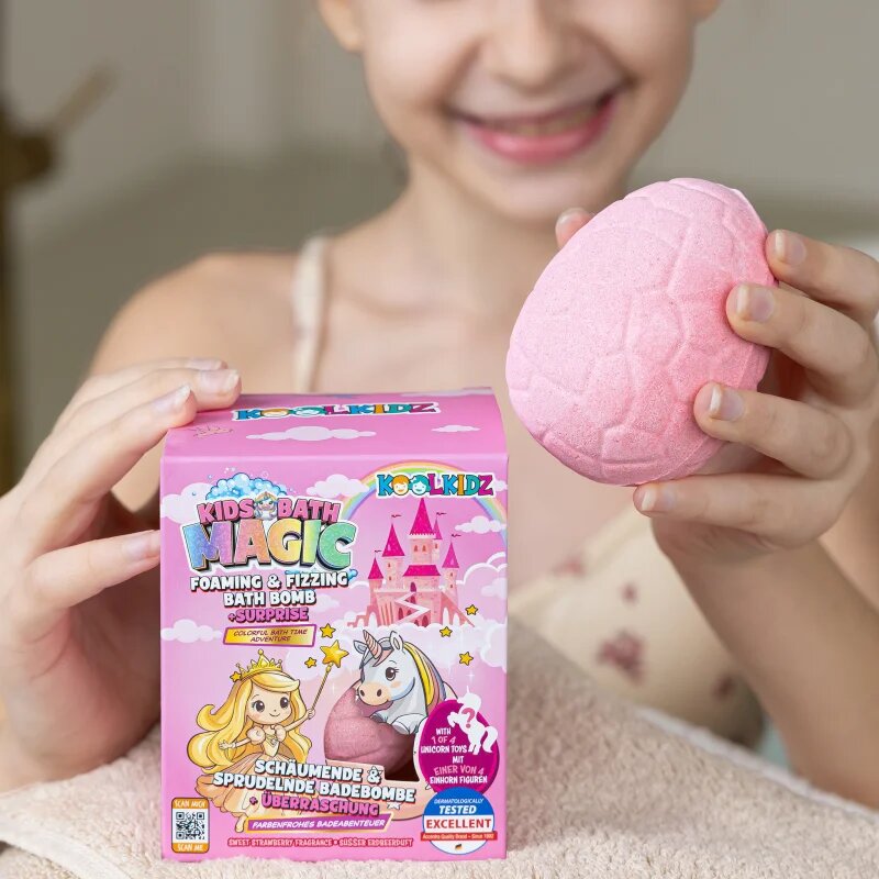 Accentra KOOLKIDZ bombă de baie pentru copii cu surpriză 160 g