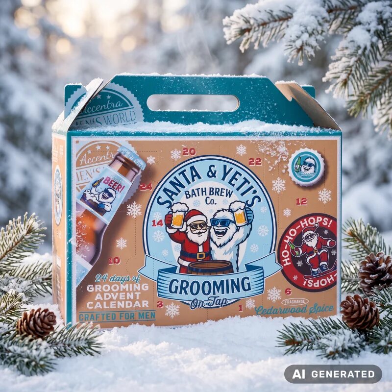 Accentra Men's Collection Advent Calendar Calendar de Crăciun pentru barbati