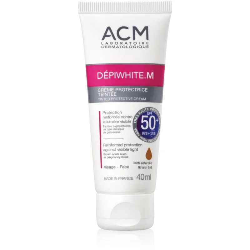ACM Dépiwhite M crema protectoare cu efect de tonifiere SPF 50+ 40 ml