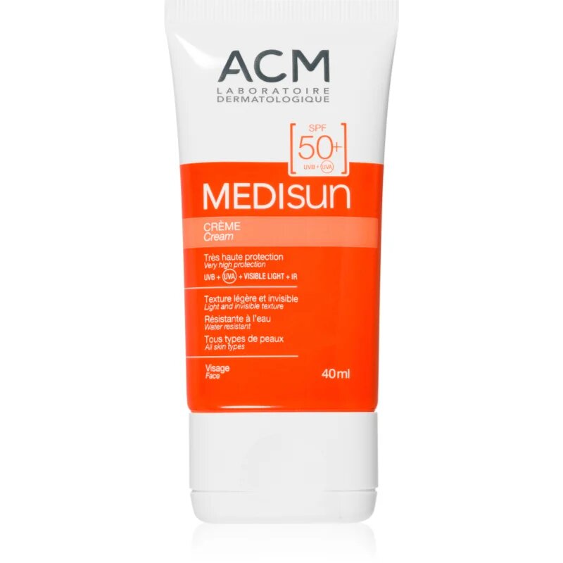 ACM Medisun protectie solara rezistenta la apa pentru fata SPF 50+ 40 ml