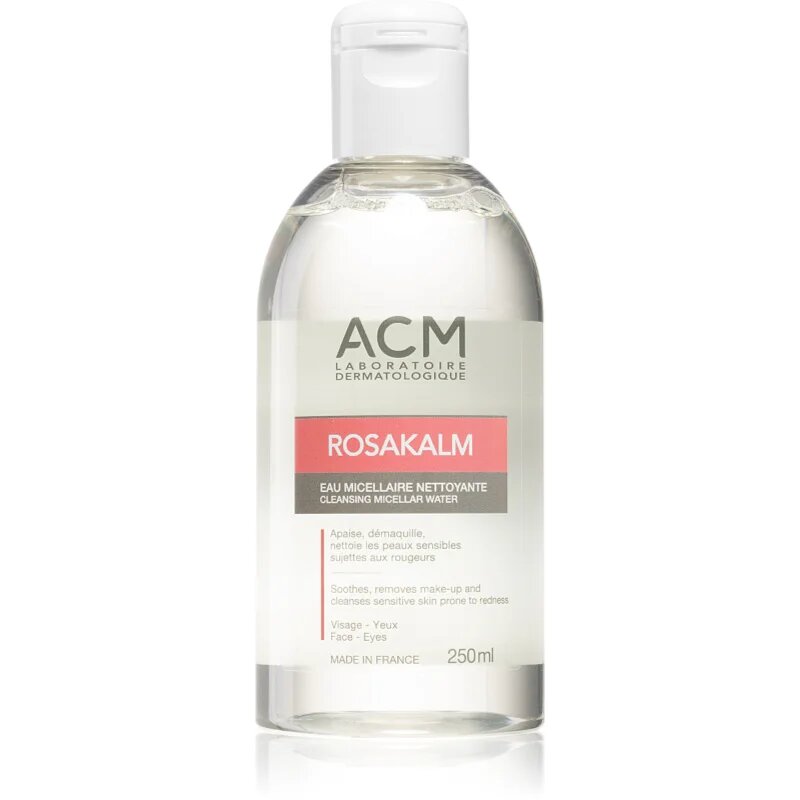 ACM Rosakalm Cleansing Miccealr Water apa pentru curatare cu particule micele pentru piele sensibila cu tendinte de inrosire 250 ml