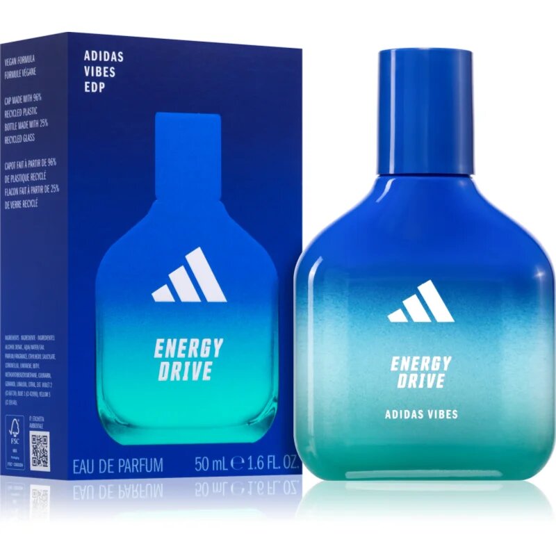 Adidas Vibes Energy Drive Eau de Parfum unisex 50 ml