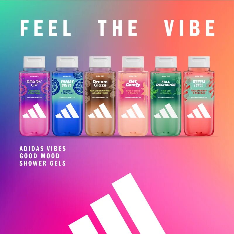 Adidas Vibes Full Recharge gel de duș unisex 400 ml